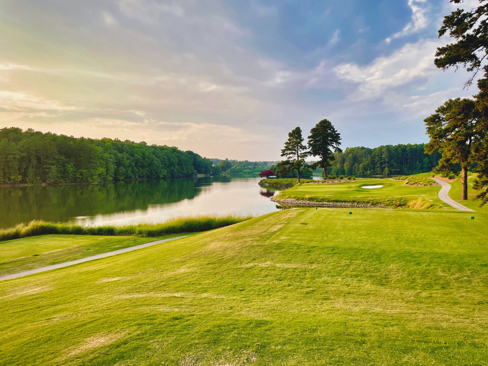 Golfer causes mayhem after hitting ball in wrong direction!